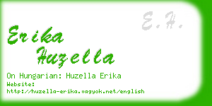 erika huzella business card